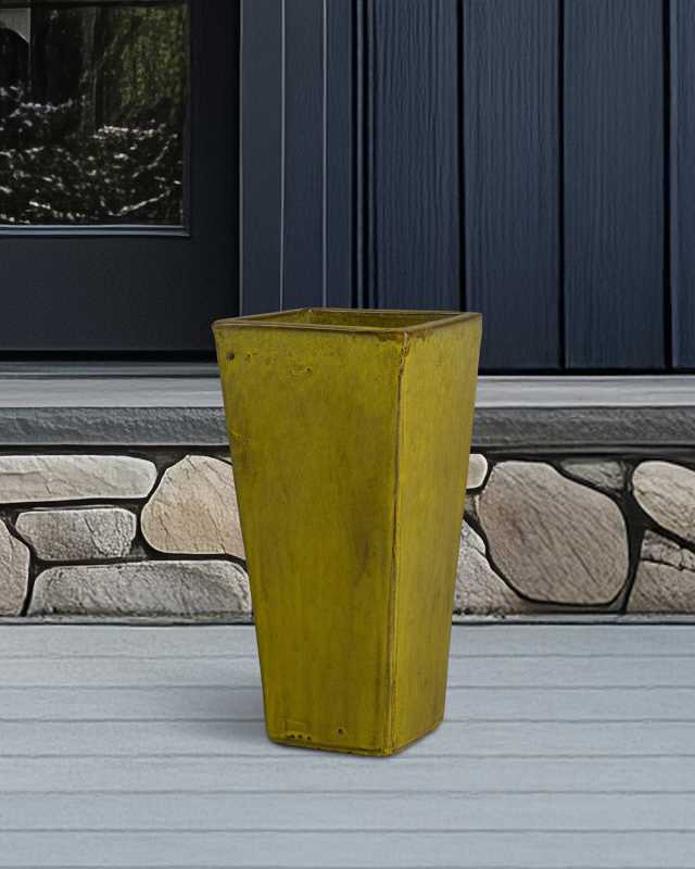 Crisco Tall Square Planter, 25.5"
